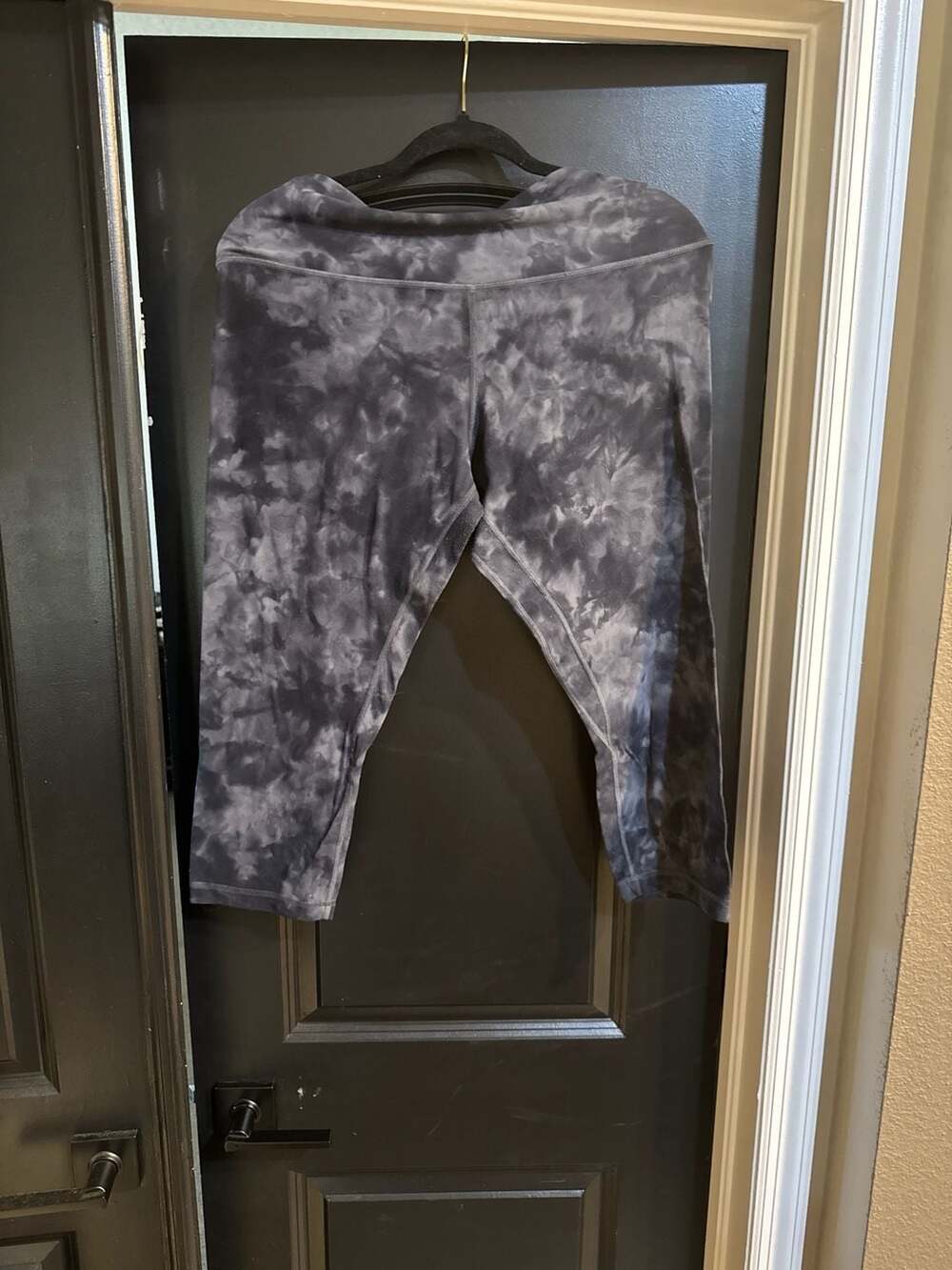 Lululemon Align High-Rise Crop 21" Diamond Dye Graphite Grey  Size 14